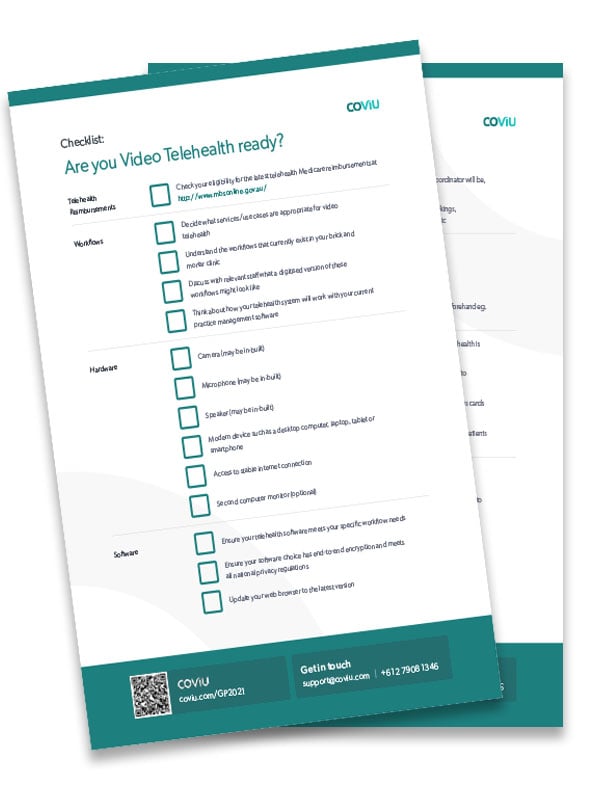 Coviu AU | The Ultimate Video Telehealth Checklist