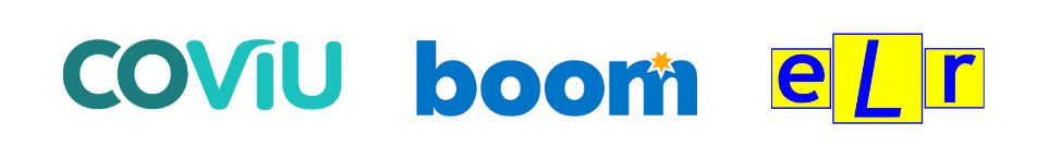 Coviu elr and boom logos